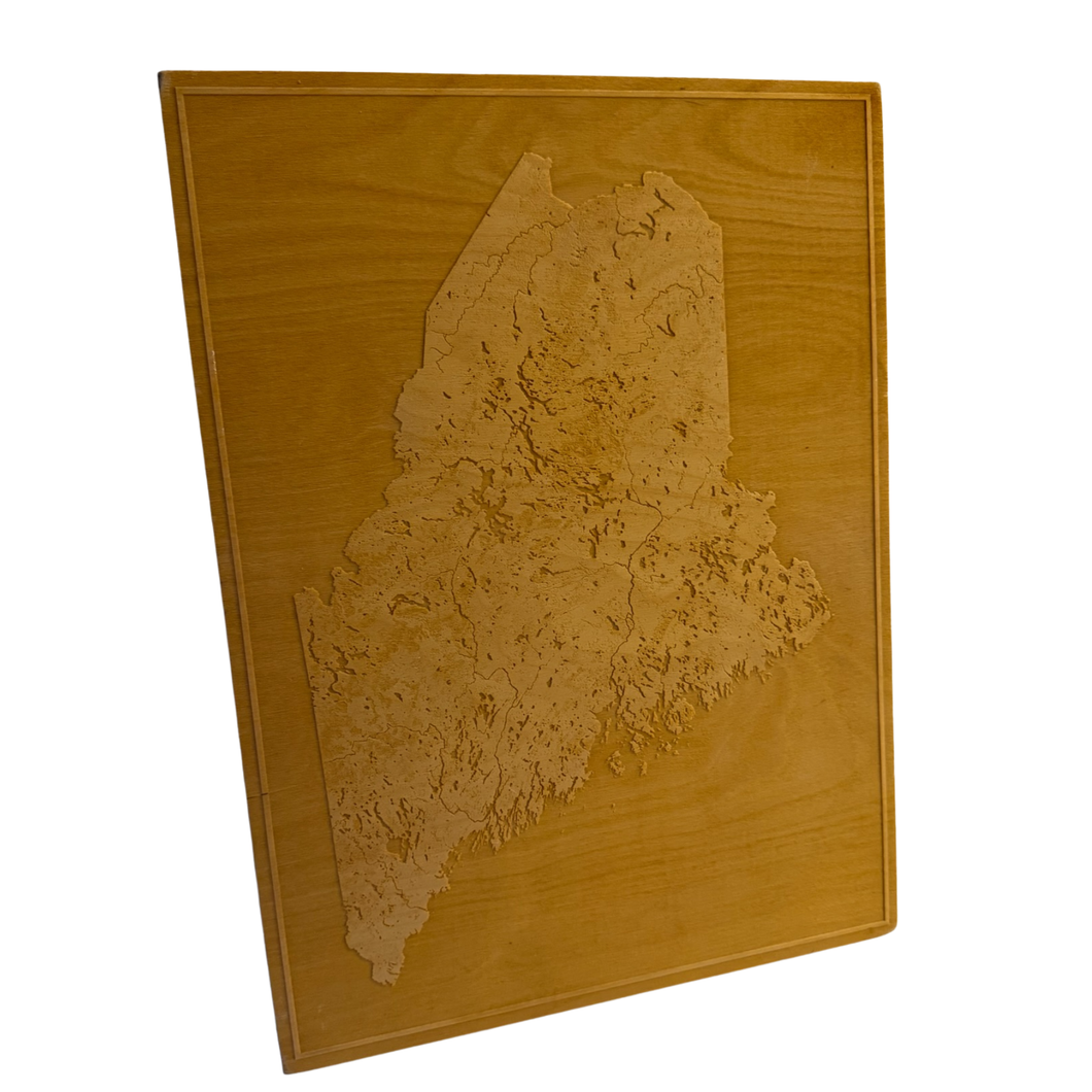 State of Maine Etched Wall
