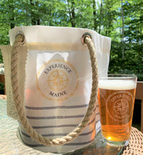 Load image into Gallery viewer, Sea Bags - Mariner Stripe Beverage Bucket
