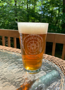 Compass Rose Pint Glasses